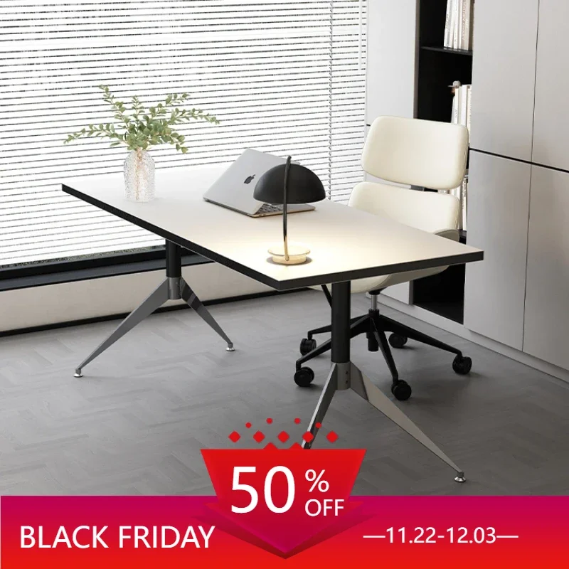 

Luxury Italian Office Desks Boss Simplicity Modern Design Office Desks Single Commercial Escritorio Ordenador Furniture QF50OD