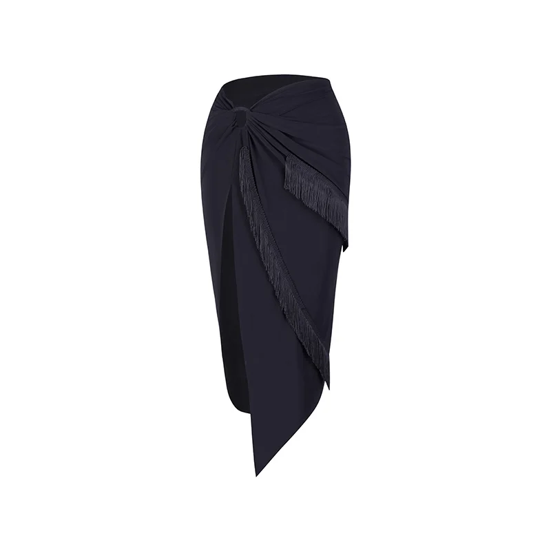 تنورة رقص لاتينية في المملكة المتحدة - قطع حورية البحر مع شق هامش وملابس ممارسة أنيقة للنساء أزياء رقص قاعة الرقص الاحترافية