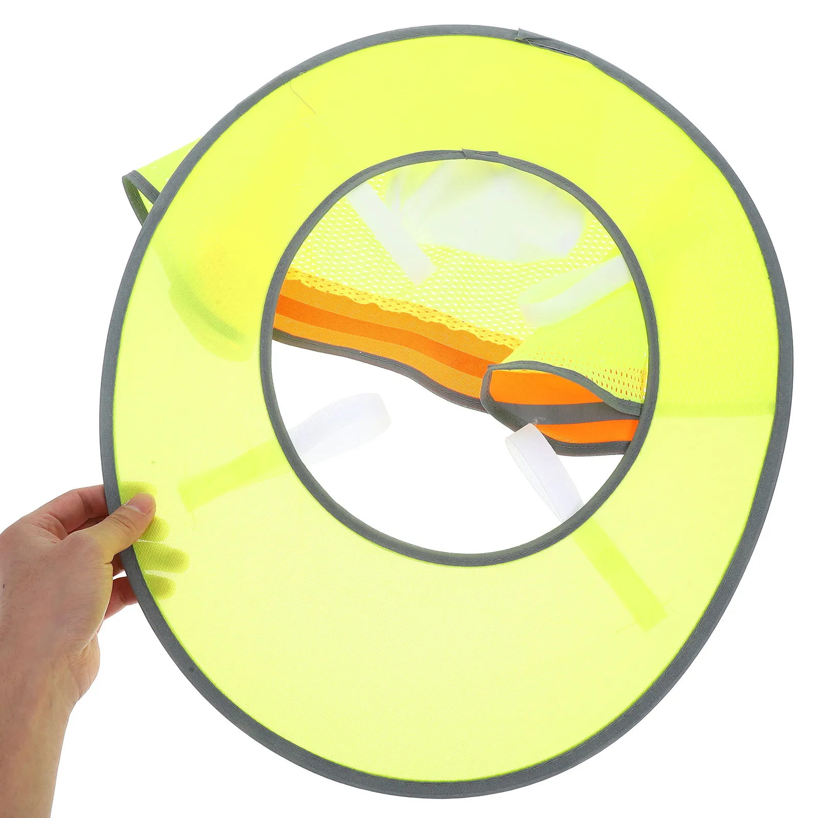 

2Pcs Safety Sun Visor Wide Brim Foldable Lightweight Full Neck Shades Construction Accessories High Visibility Mesh Hard