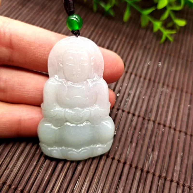 

Myanmar Jade Jade Goddess Jade Goddess of Mercy Pendant Factory Price Wholesale