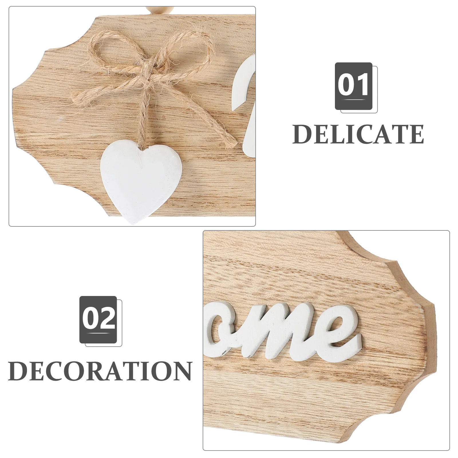 

Wooden Welcome Sign Rustic Hanging Door Decoration Outdoor Front Porch Home Farmhouse Decor Welcome Sign Door Decorations