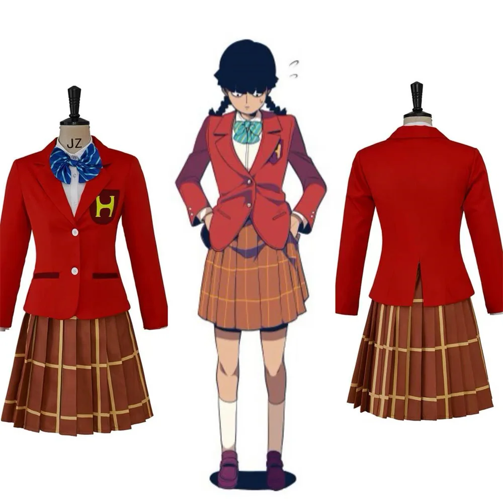 

Anime Kageyama Arataka Reige Cosplay Costumes Red High School Uniform Dress Halloween Party Outfifts