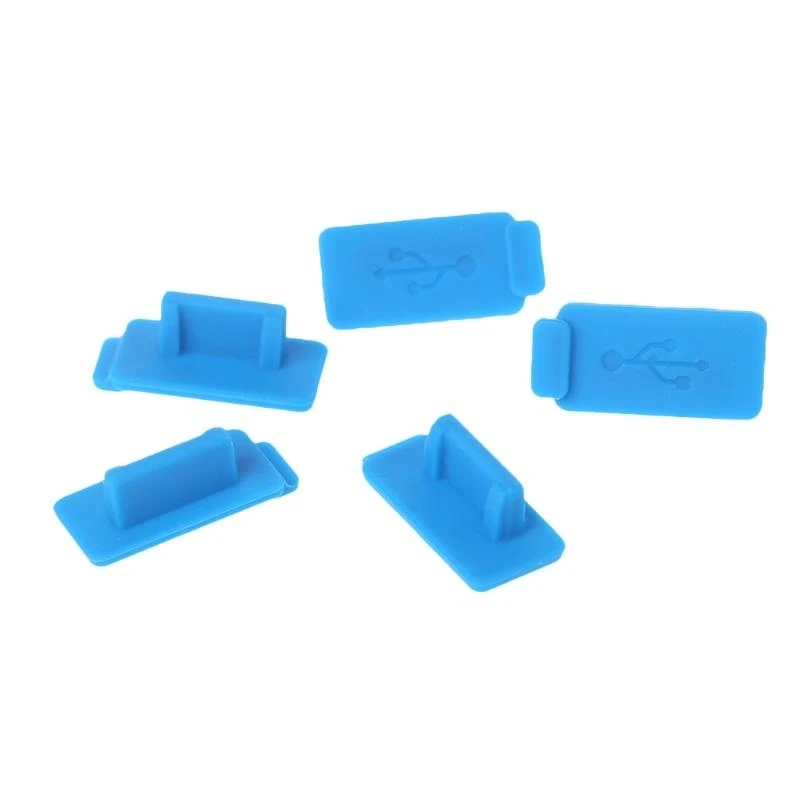 W89C 5 조각 표준 방진 전임 USB 플러그는 태블릿 PC PowerBank 내구성을위한 흙의 때로부터 장치를 보호합니다.