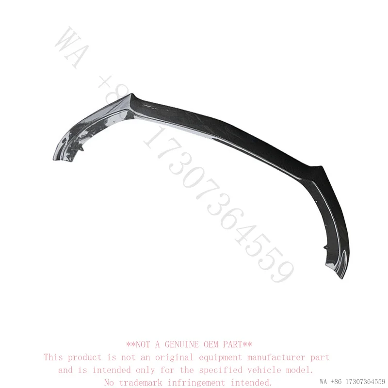 Suitable for Mustangs from 2015-2017, carbon fiber front lip, front spoiler, front chin, car accessories