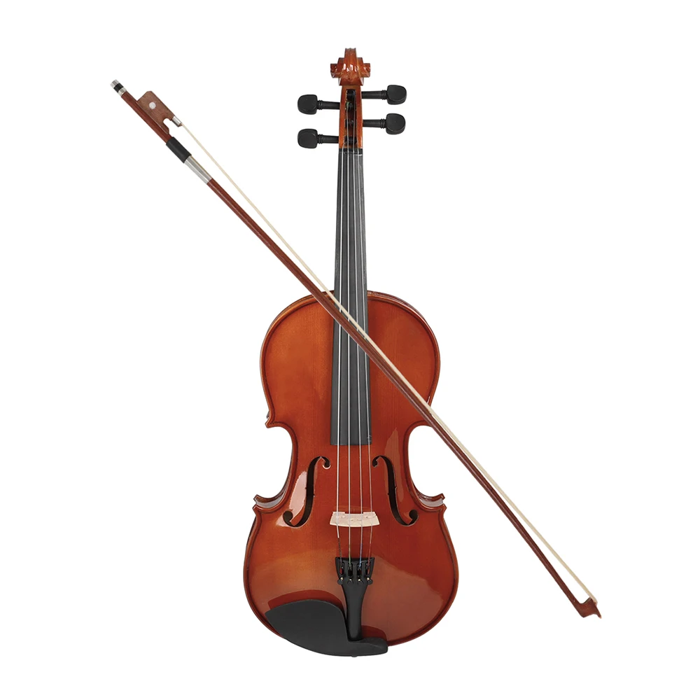 Viola 16 Inch Natural Solid Acoustic Viola Professional Performance Case Bow Shoulder Rest Cloth Music Instrument Accessories