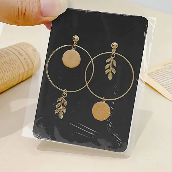 50pcs/lot Earrings Cards Necklaces Display Cards Ear Studs Paper Card Jewelry Packaging Cardboard Hang Tag Card for DIY Jewelry