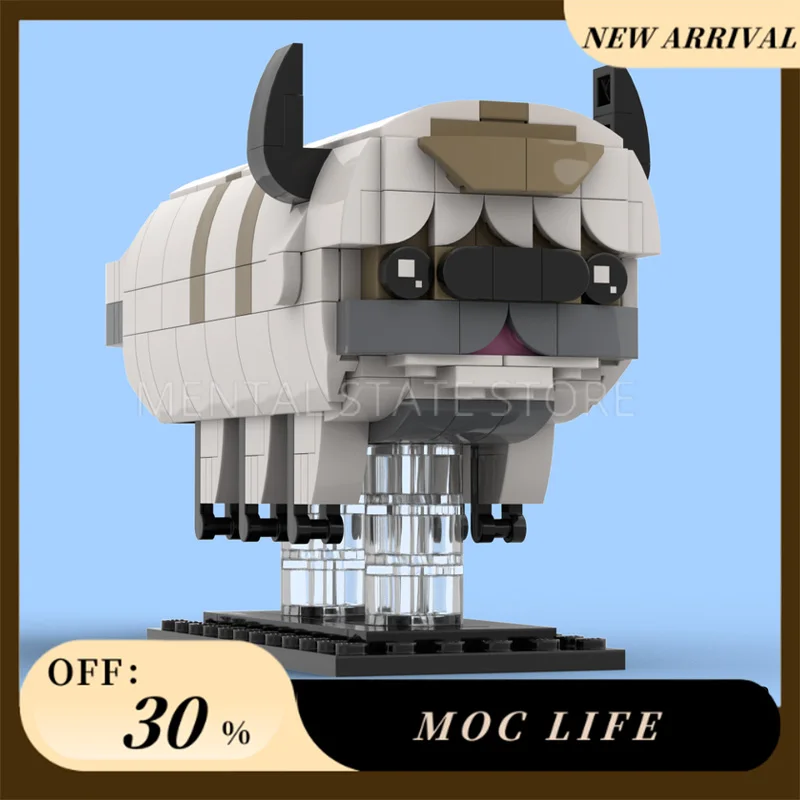 NEW 295PCS Customized MOC Avatar movies: Appa Building Blocks Technology Bricks Creative Assembly Education Toys Holiday Gifts