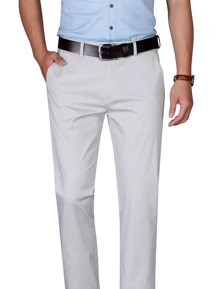 

Legend Paul Men's Slim Fit Straight Leg Casual Pants Summer New Sle Busin Casual White Trousers Faionable And Haome