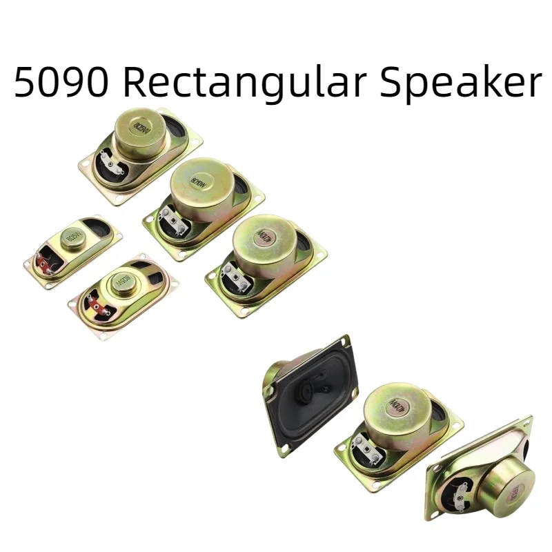 Rectangular Full Range Speaker 3070 4070 5090, 4Ohm 8Ohm 5W 10W Passive Loudspeaker for TV Advertising Machine