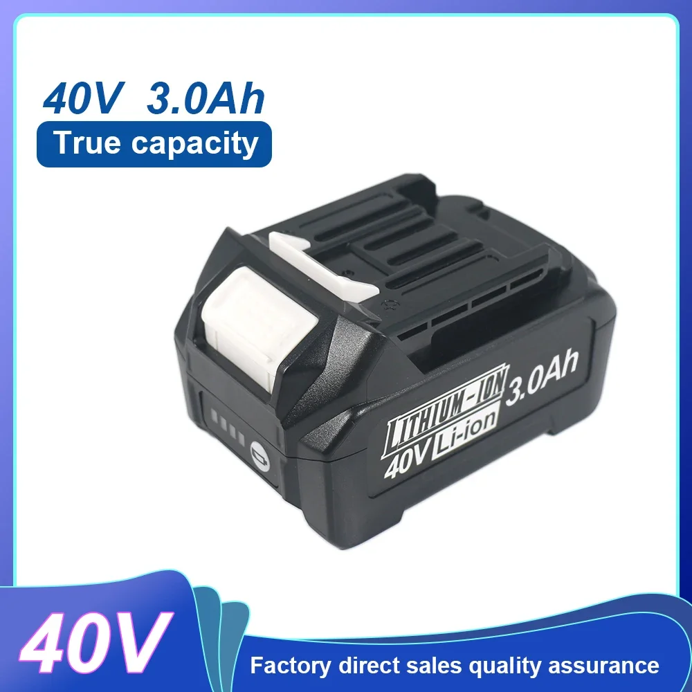 

For Makita 40V 3.0Ah 3000mAh screwdriver cutting machine rechargeable li-ion battery , For BL4020 BL4025 BL4040 BL4050 BL4080
