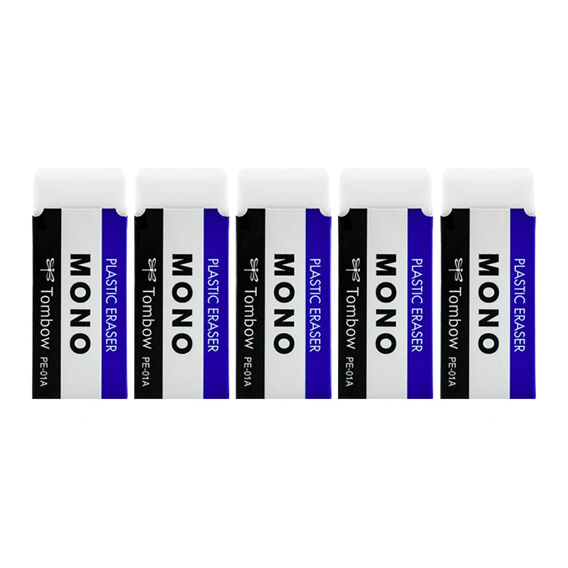 Imagem -03 - Tombow Mono Eraser Branco Limpa Remove Marcas sem Papel Prejudicial Pe01a Pe-03a