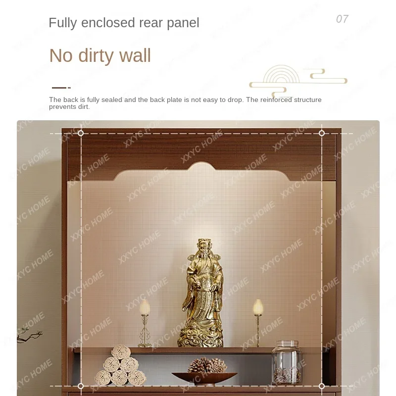 New Chinese-Style Home Buddha Shrine Worship Table Joss Sticks Simple Modern Small Stand Cabinet