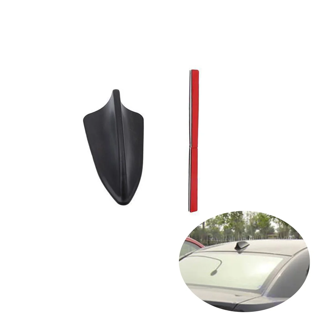 

Shark Fin Aerial Universal Car Antenna Radio Signal Booster Fm Am Roof Mount Auto Decorative Accessories