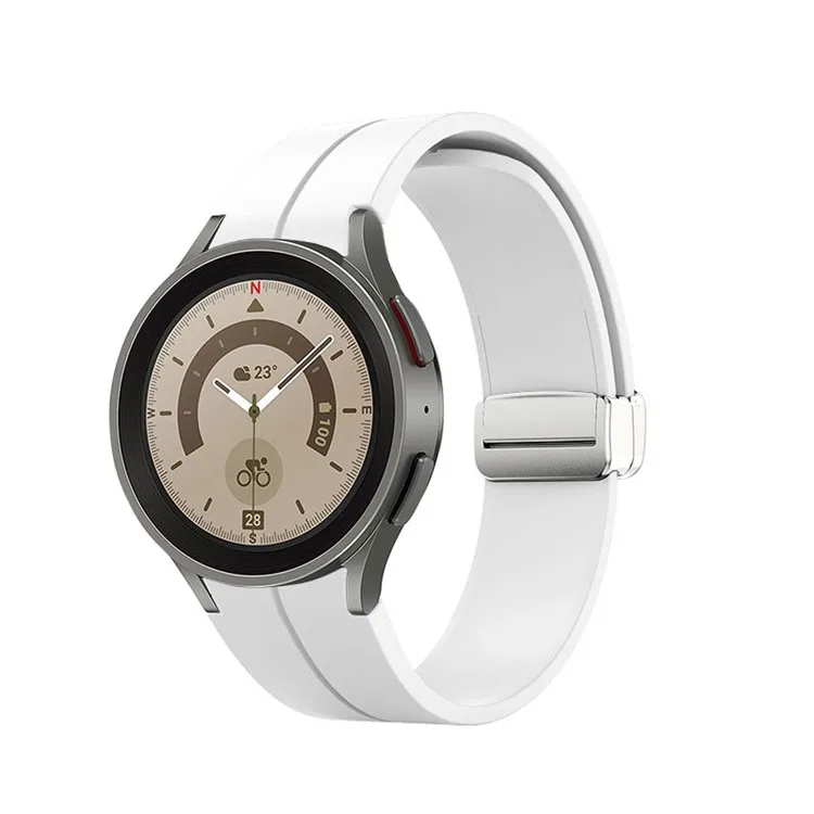 

For Samsung Galaxy Watch6 40mm 44mm / Watch6 Classic 43mm 47mm / Watch 5 40mm 44mm / 5 Pro 45mm / Watch4 40mm 44mm Silicone Wris