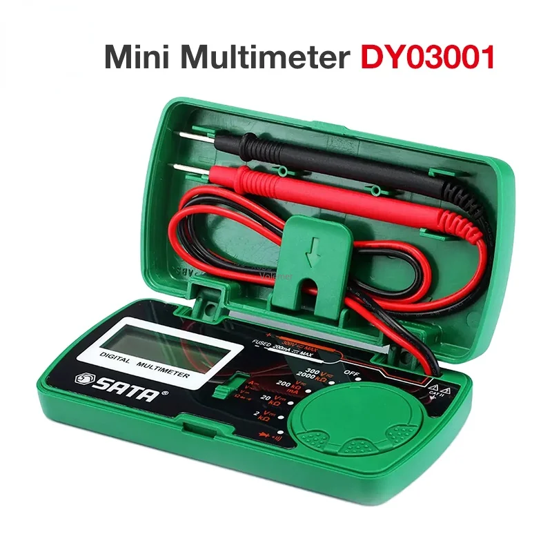 Youpin Sata Multimeter Full Range Overload Protection AC and DC Voltage Mini Pockets Measurement Measurable Continuity