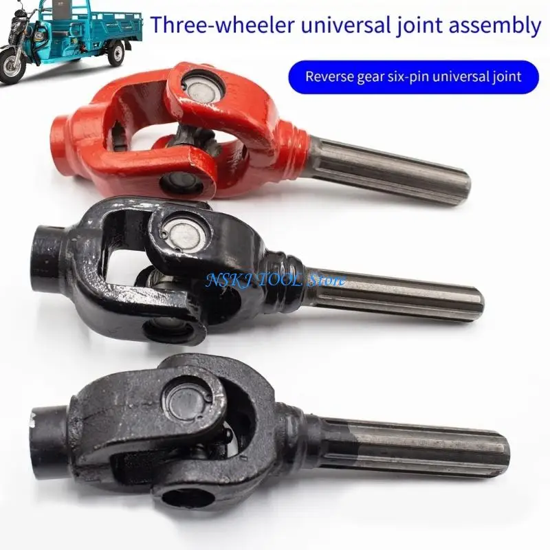 L8RC Tricycle U Joint Drive Axles Shaft Metal Splines Coupling Transmission Connection Shaft Low Maintenance Requirements