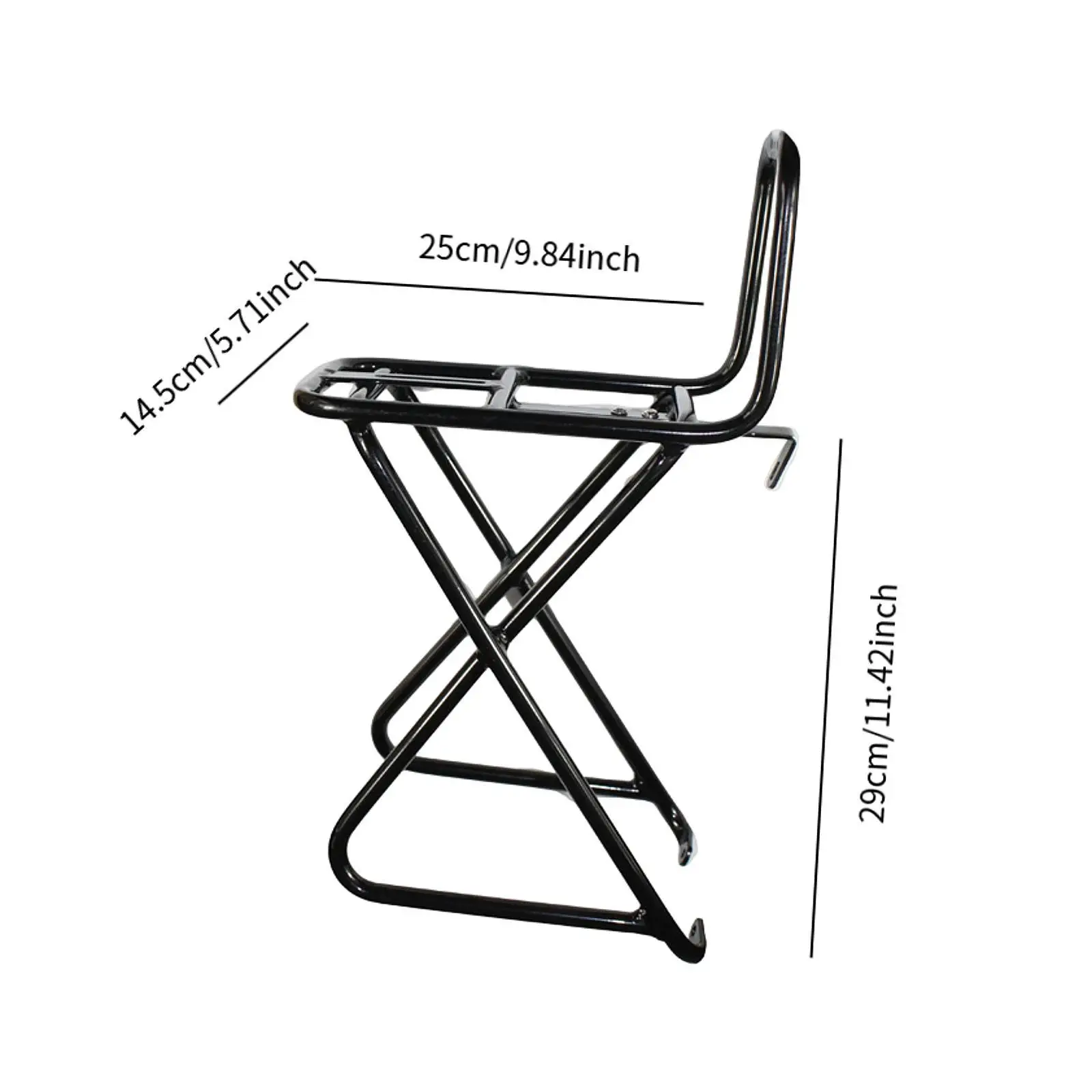Bike Front Cargo Platform Rack Aluminum Alloy Basket and Pannier Ready Bolt on for Duke 300 600 Wolf Series 27