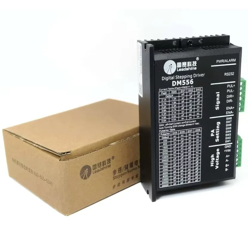 New original 57 stepper motor driver / digital type DM556 two-phase stepper motor / DSP digital drive 24-50VDC