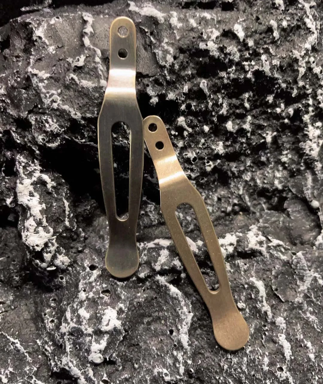 

1 Piece Custom Made Replacement Bronze Pocket Clip for Hinderer XM18 Knife