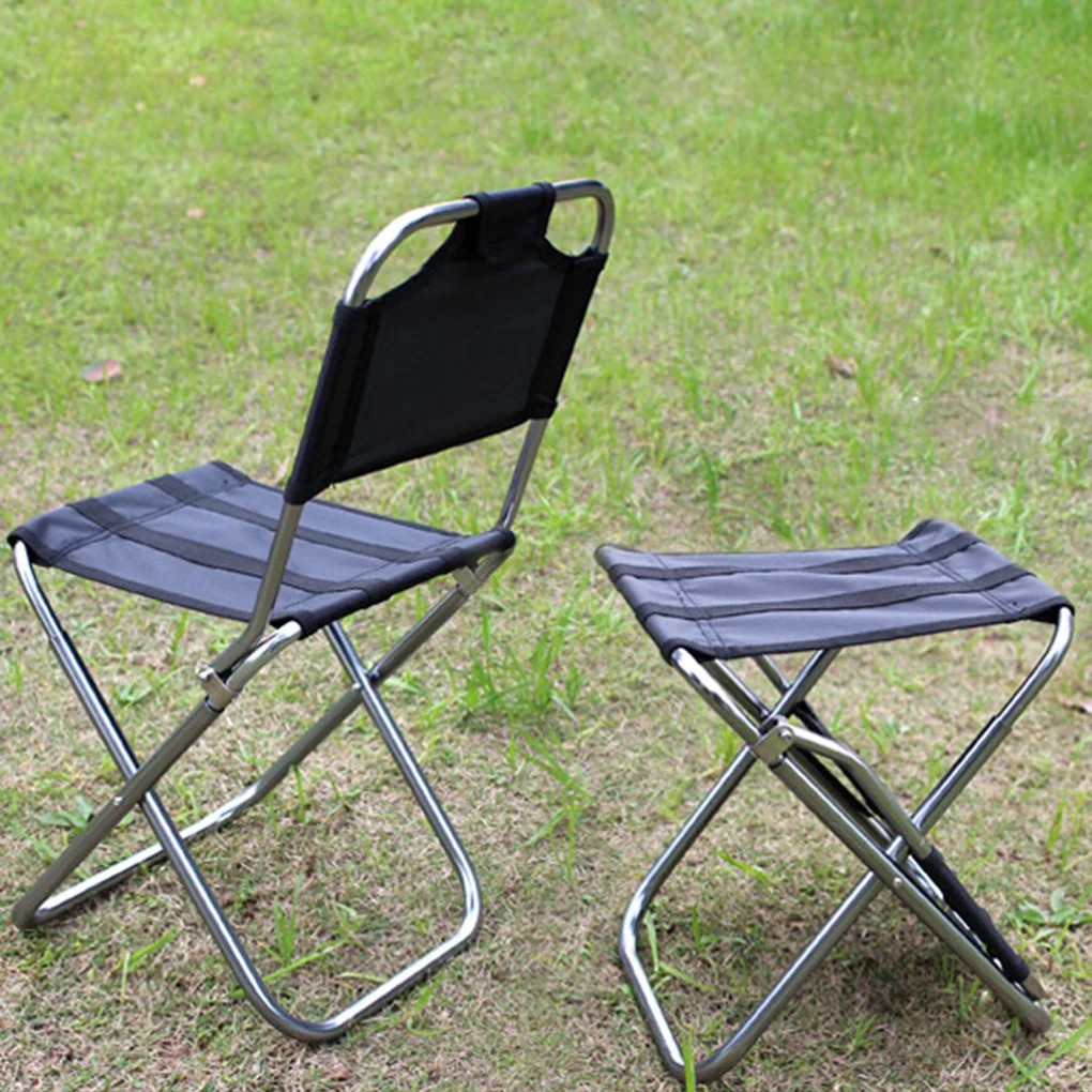 Portable Folding Chair Universal Sitting Fittings Outdoor Fishing Chairs Hiking Camping Barbecue Seat Fitting Garden Furniture