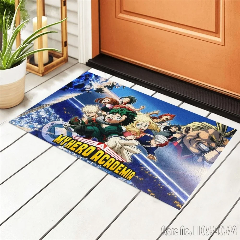 Anime My Hero Academia Rug Carpets 80x120cm Decor for Bathroom Kids Floor Mat Living Room Children's Bedroom Sofa