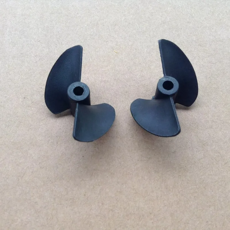 3.17mm Shaft 2-Blade FWD/REV Boat Propeller, 32mm High Speed Nylon Prop