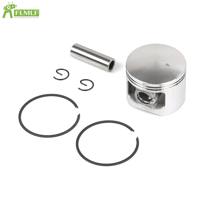 43mm Double Ring Piston Kit for 45CC Engine ROFUN Zenoah CY Fit 1/5 HPI ROFUN ROVAN KM BAJA Losi 5ive T FG GoPed RedCat