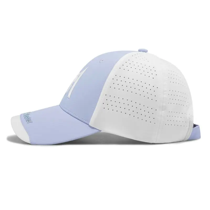 قبعات جولف نسائية من ABJV، قبعات بيسبول واقية من الشمس قابلة للتنفس ماصة للرطوبة وممتصة للعرق، أزرق فاتح