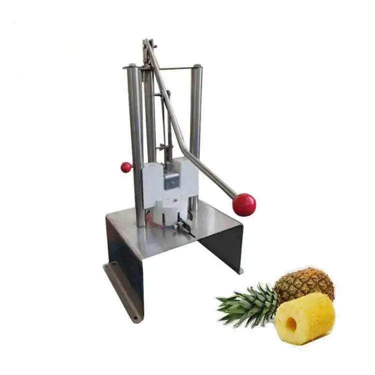 Supermarket Semi-industrial Pineapple Peeling Core Removing Machine Ananas Cutting Machine Pineapple Peeling Machine