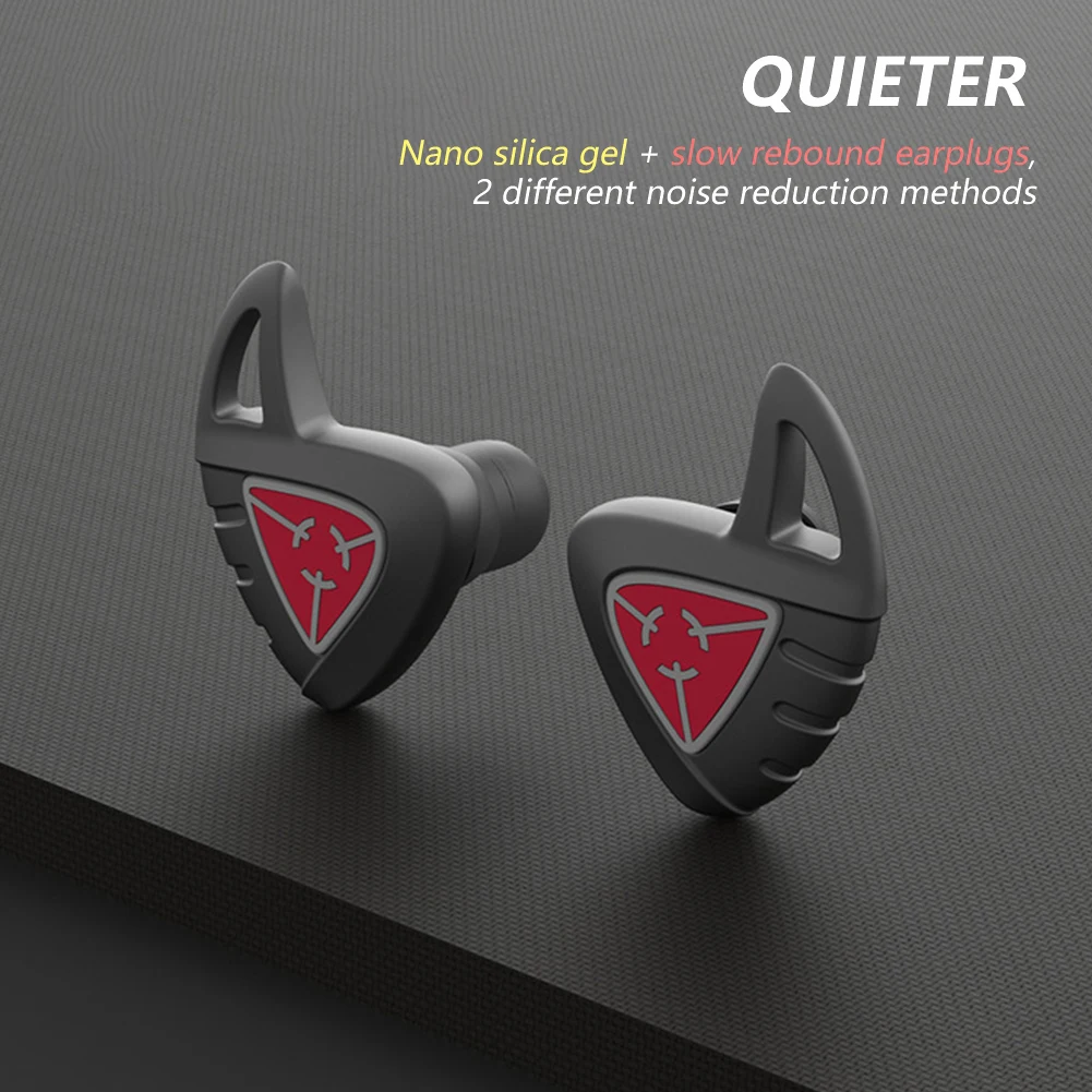 Morbido Silicone nero sonno insonorizzato riduzione del rumore Ruido tappi per le orecchie protezione Anti-russamento Memory Foam Sleeping Gaming Earbuds