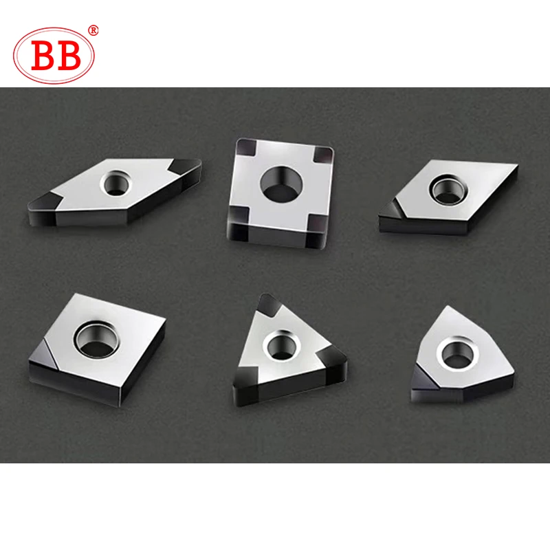 BB CBN Insert CNC Machining Lath Tool Cubic Boron Nitride Turning for Cast Iron Steel Cutting WNMG TNMG VNMG VCGT CNMG DNMG