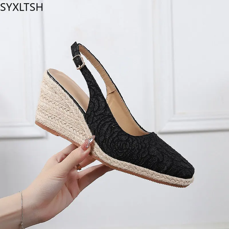 Ladies Shoes Sandals Women 2024 Wedges Shoes for Women High Heels for Women 2024 Sandals Luxury Designer Pumps босоножки женские