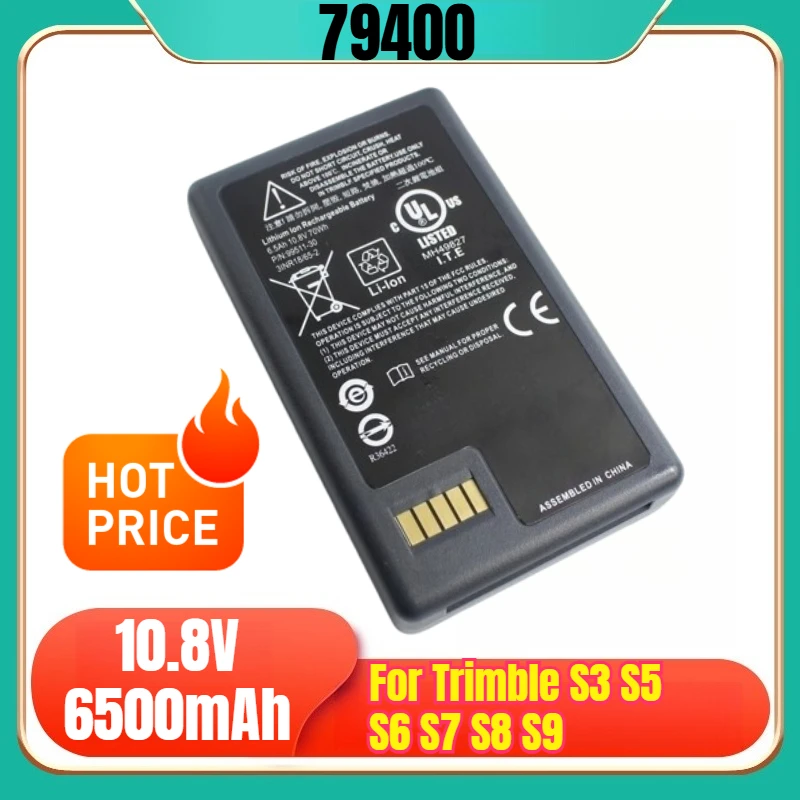 

10.8V 6500mAh 79400 Total Station Battery for Trimble S3 S5 S6 S7 S8 S9