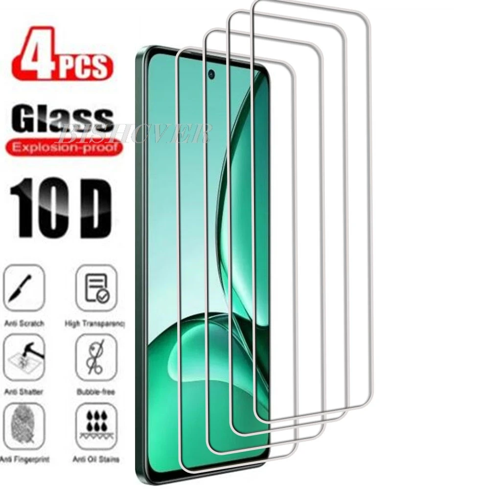 4Pcs Tempered Glass For Realme V60 6.67