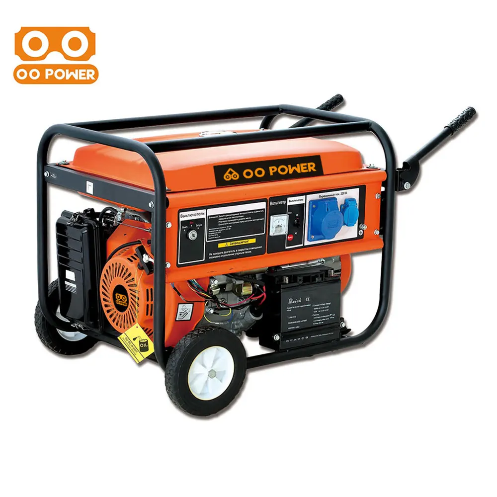 Factory Price Petrol Home Gasoline 4 Stroke Gasoline Generator 3Kw 4.5Kw 5.5Kw 6.5Kw 7.5Kw