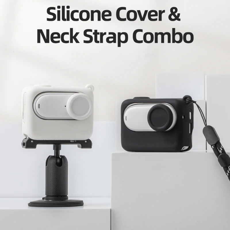 

Silicone Protective Case Cover Lens Protector for 360 GO 3 Thumb Camera Silicone Protective Case Cover Lens Protector for 360