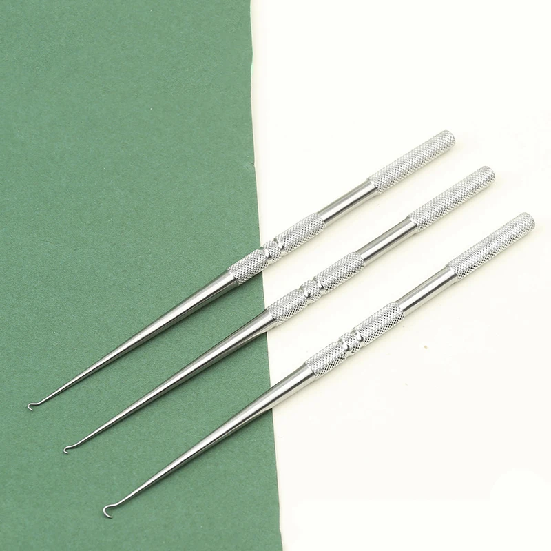 Line Carving Hook Beauty Instrument Nose Big V Wire Embedding Error Correction Needle Question Mark Skin Hook Release Needle Rep