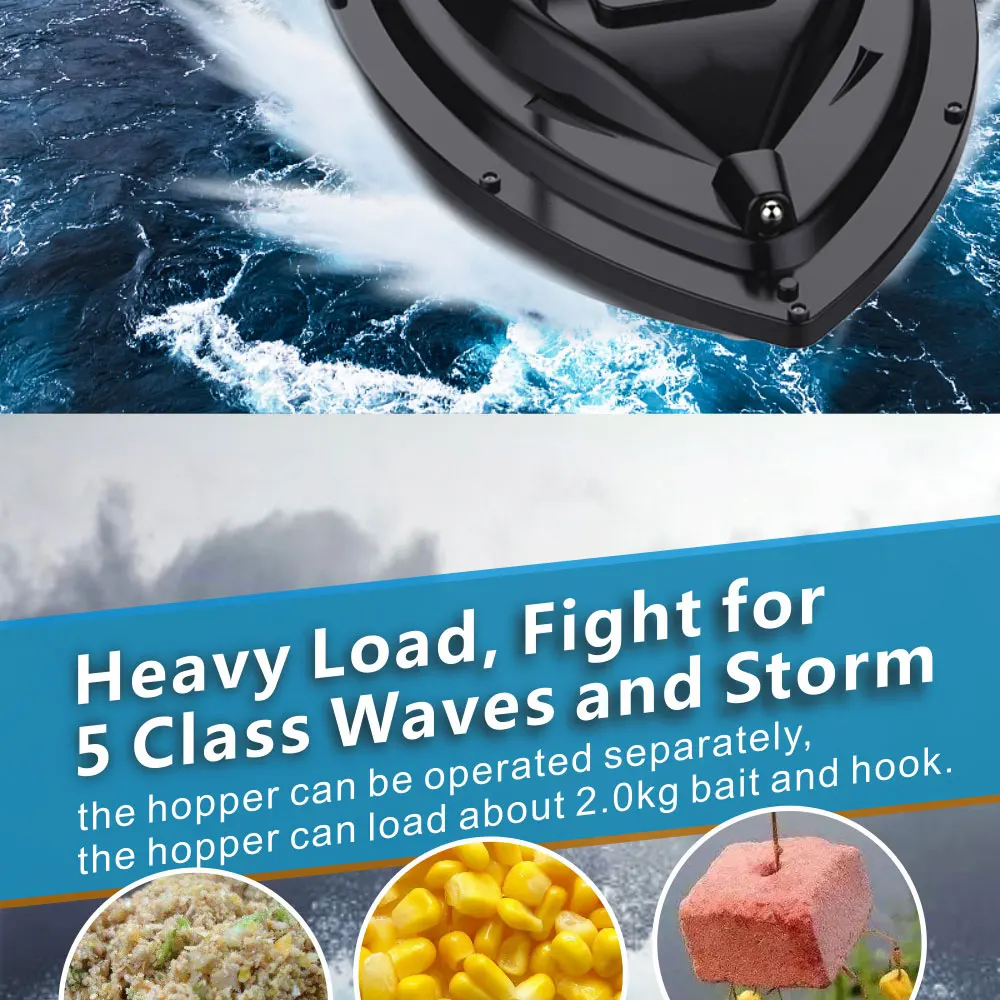 Must-have Bait Boat For Carp Fishing With Intelligent Remote Control And Automatic Return