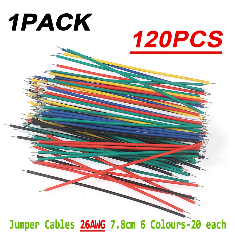 120/350/560/840PCS Preformed Breadboard Jumper Wire Kit 14 Lengths Assorted for Breadboard DIY Prototype Board Circuits kits