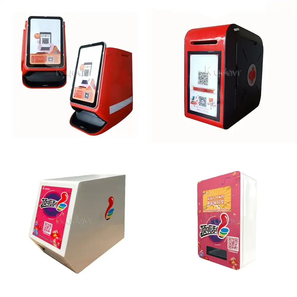 Custom Electric Mini Scan Code Lucky Draw Arcade Game Scratch off Lottery Ticket Printing Vending Machine