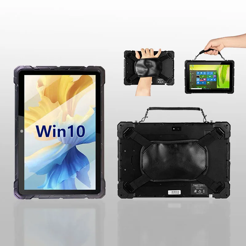 Best Sell NFC 10.1 Inch Outdoor Waterproof Touch Screen Monitor Windows11 Tablet Terminal Tablet Pc Industrial Rugged Tablet