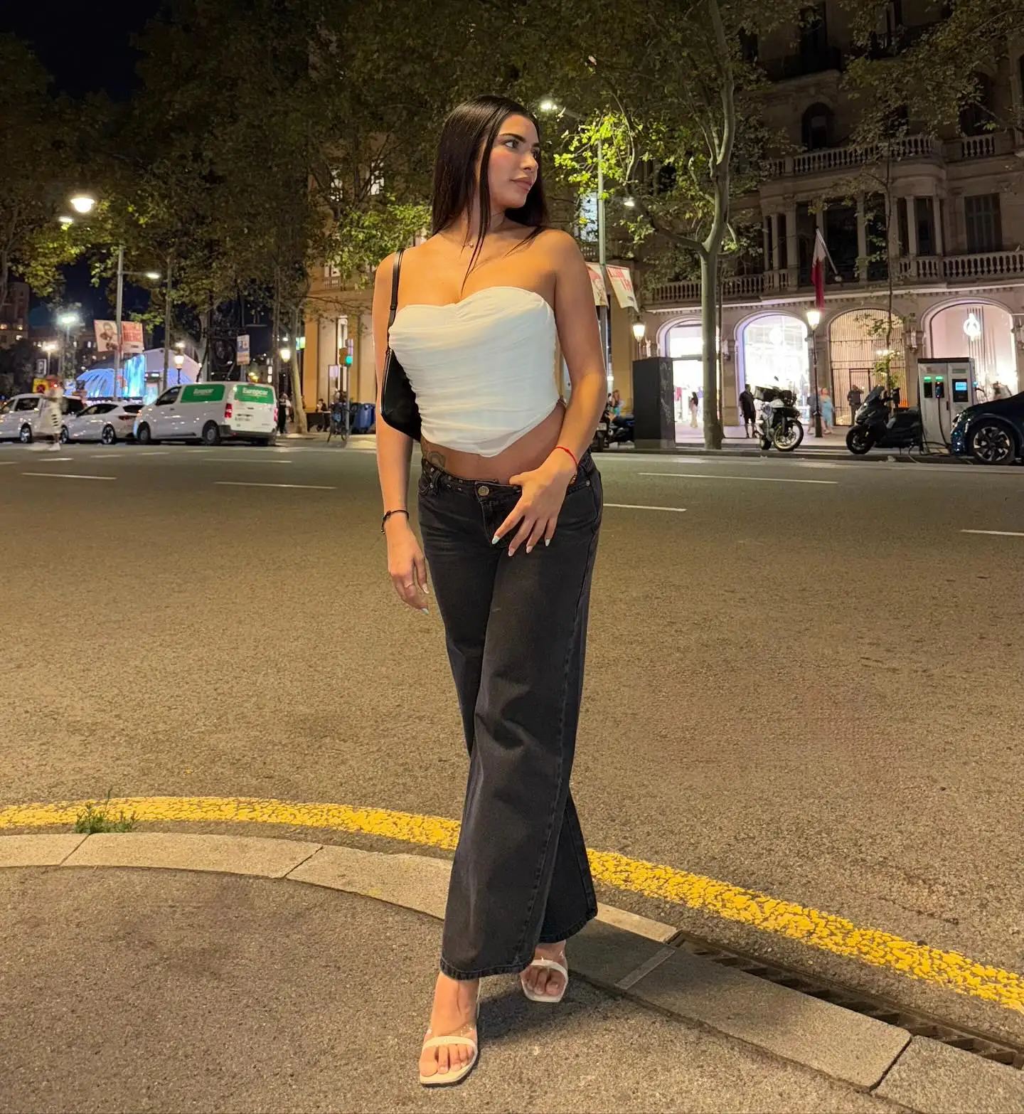 Vintage American Star Print Trend Jeans Streetwear Baggy Stars Denim Pants High Waist Straight Jeans Harajuku Y2k Women Clothing