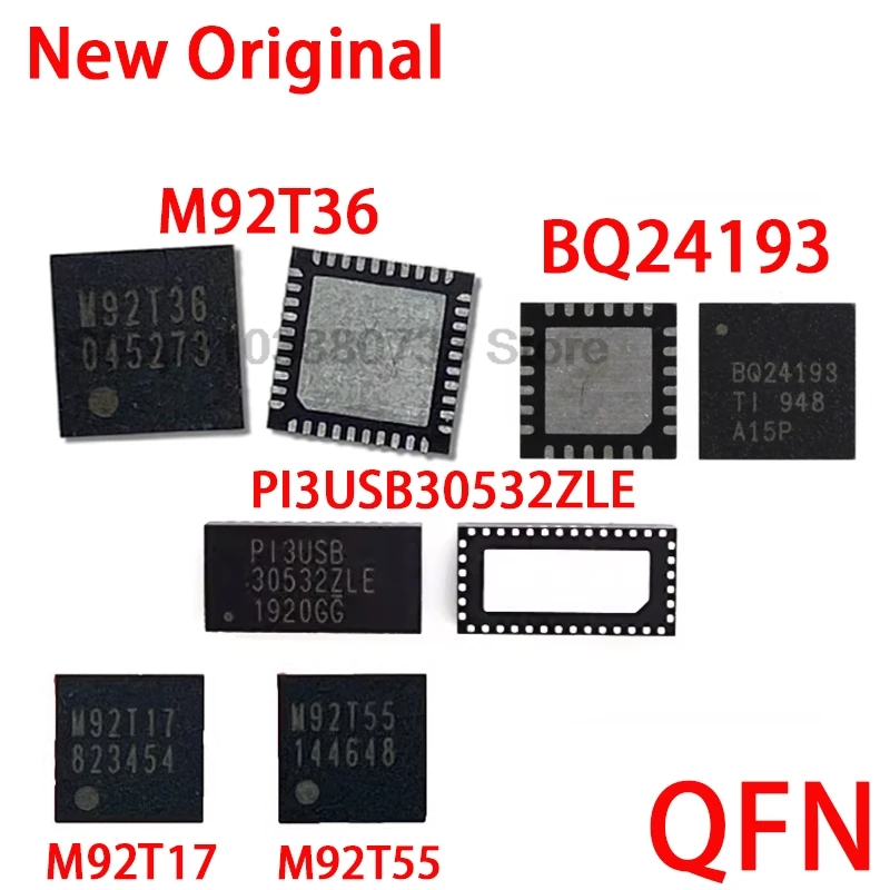 1 peça 100% novo m92t36 pi3usb30532zle p13usb bq24193 m92t17 m92t55 para nintendo switch console display hdmi-chipset compatível