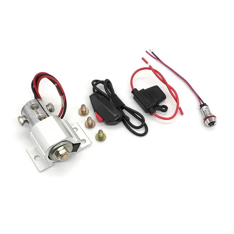 

Car Line Lock Tire Lock Device Electromagnetic Brake Valve For Ford Mustang Front Brake Line Lock Kit-T48C