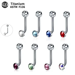 1PC Christina Hide-it Jewelry Piercings Belly Button Rings Piercings Green White Red Zircon Earring Pendant Body Jewelry