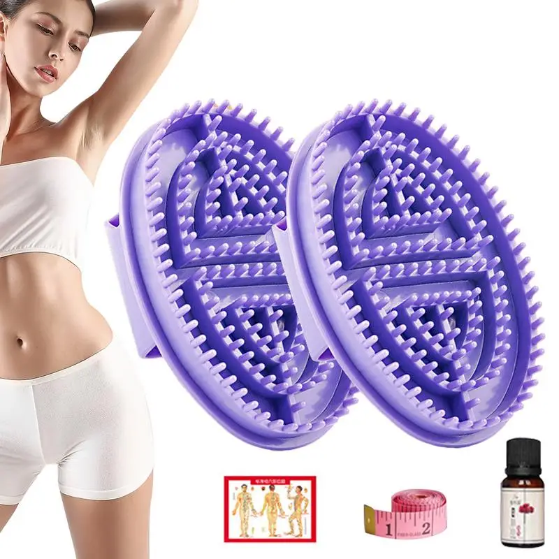 Body Massager Comb For Relaxation Circulation Vein Stovepipe Slimming Brush Ergonomic Comfortable Meridian Brush Healthy Gift