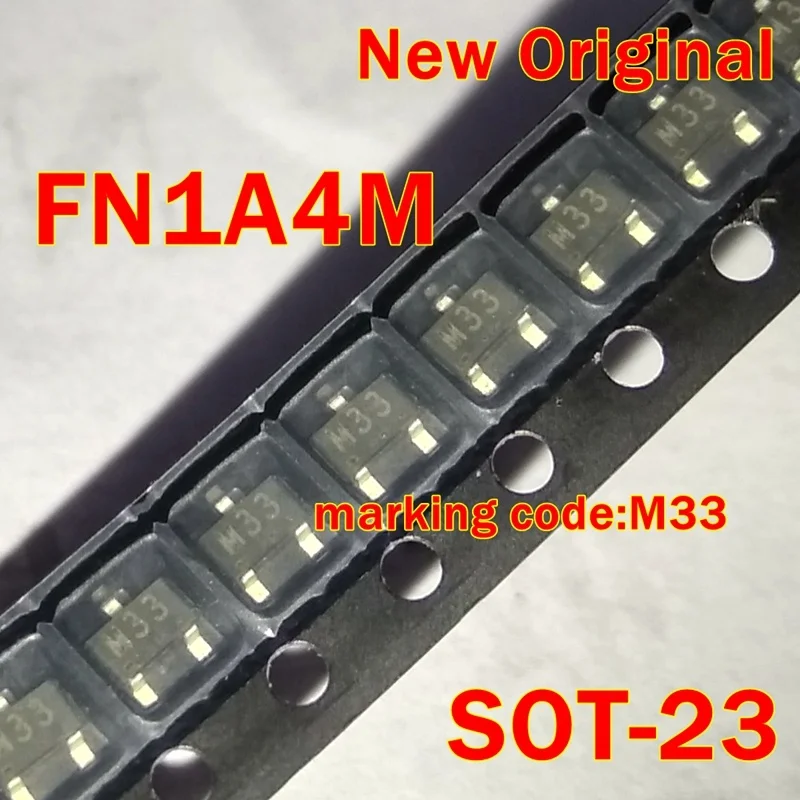 

1Pcs to 100Pcs Fn1A4M Sot-23 Marking Code: M33 New Original 100Ma, 50V, Pnp, Transistor