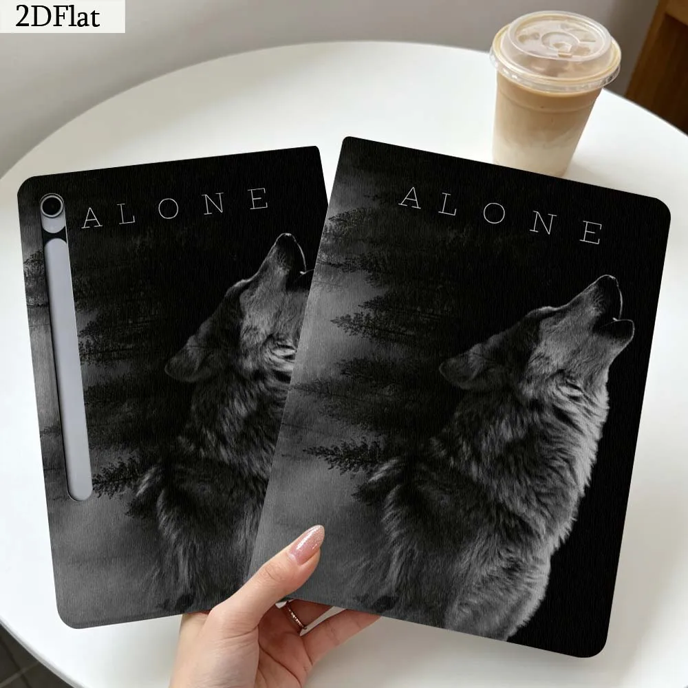 Wolf Fashion Art Gift For Samsung Galaxy Tab S11 S10 S9 S8 S7 S6 A11 A10.1 A9 A8 A7 Ultra FE Plus Soft Tablet Case 6