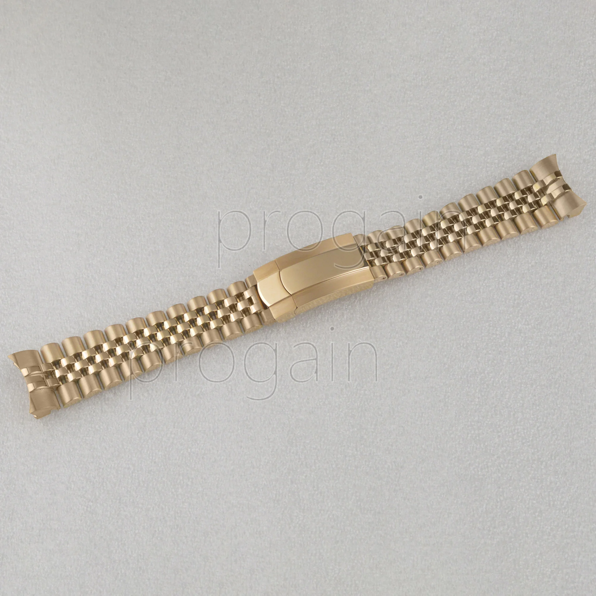 

20mm Watch Strap Stainless Steel Five Beads Bracelet Wristband Replacements for Datejust Mod Parts Accessories