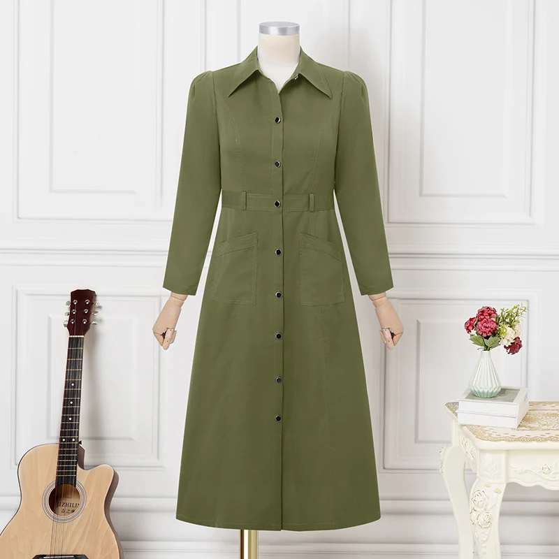 Women Party Robe ZANZEA Long Shirt Vestidos 2025 Autumn Long Sleeve Fashion Lapel Solid Pockets Casual OL Streetwear Maxi Dress